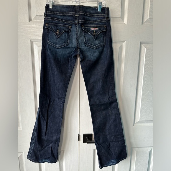 HUDSON Low Rise Signature Boot Cut Flap Pocket Jeans Elm Size 28 - Picture 1 of 14